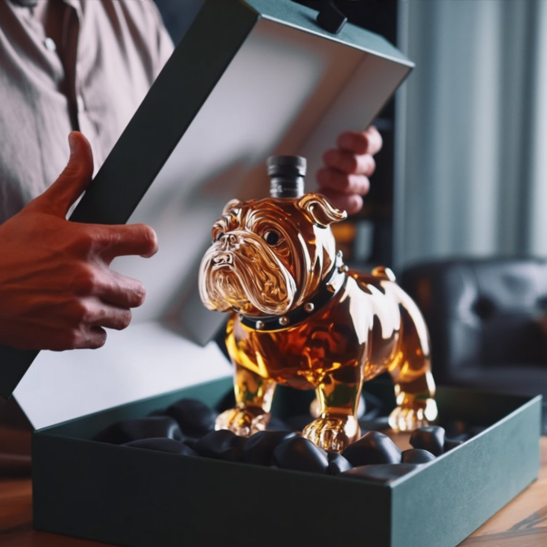 Bulldog Whiskey Bottle - Special Edition