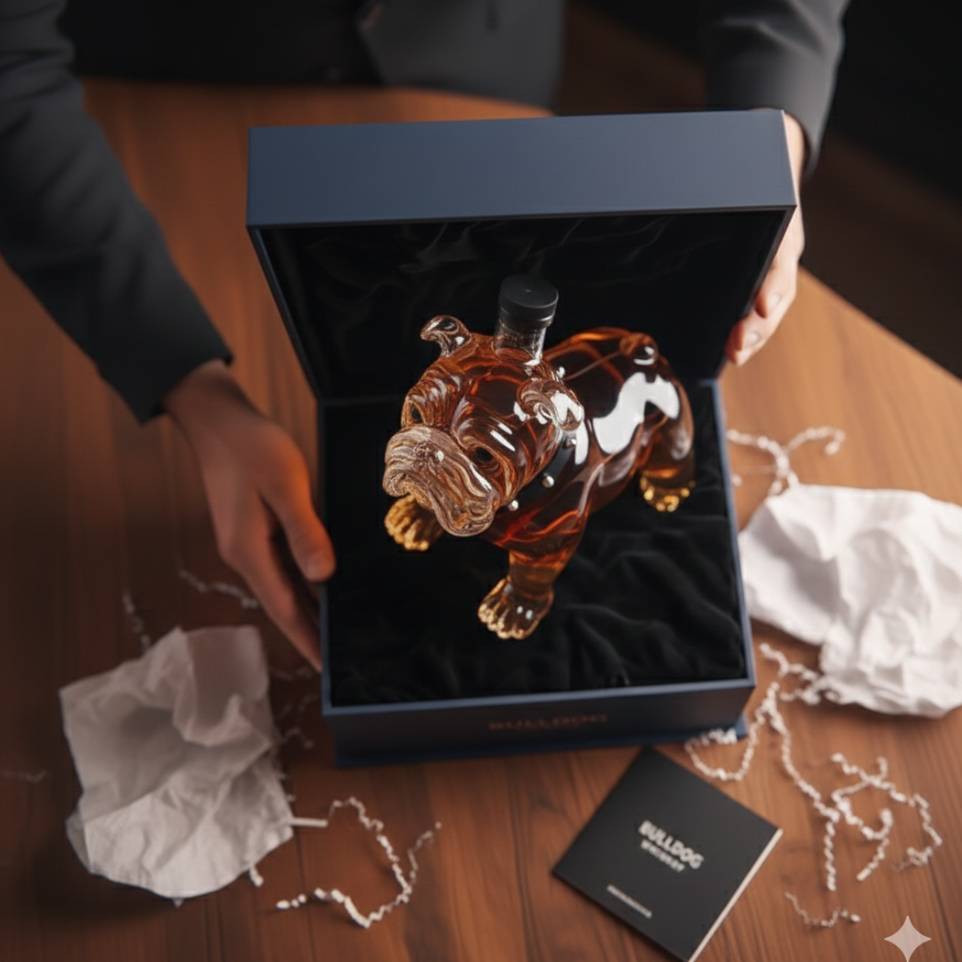 Bulldog Whiskey Bottle - Special Edition