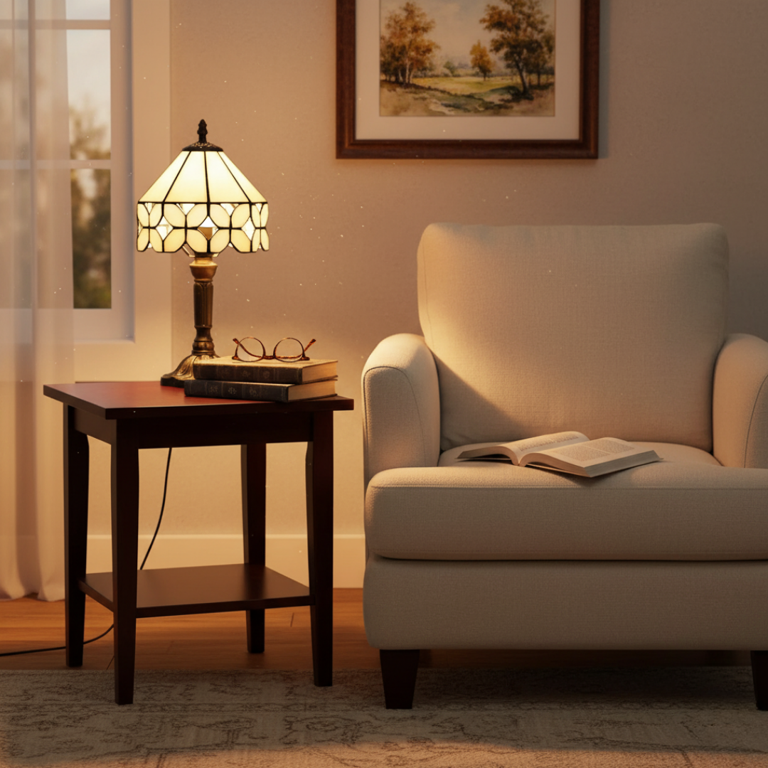 Lampada LED in stile barocco antico