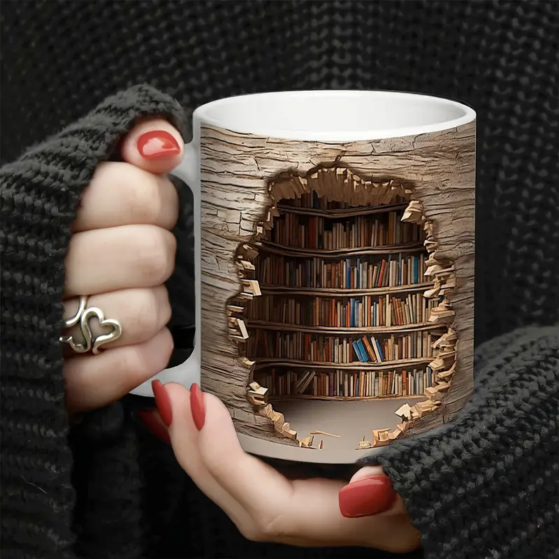 Charming Heat-Activated Mug from the Library