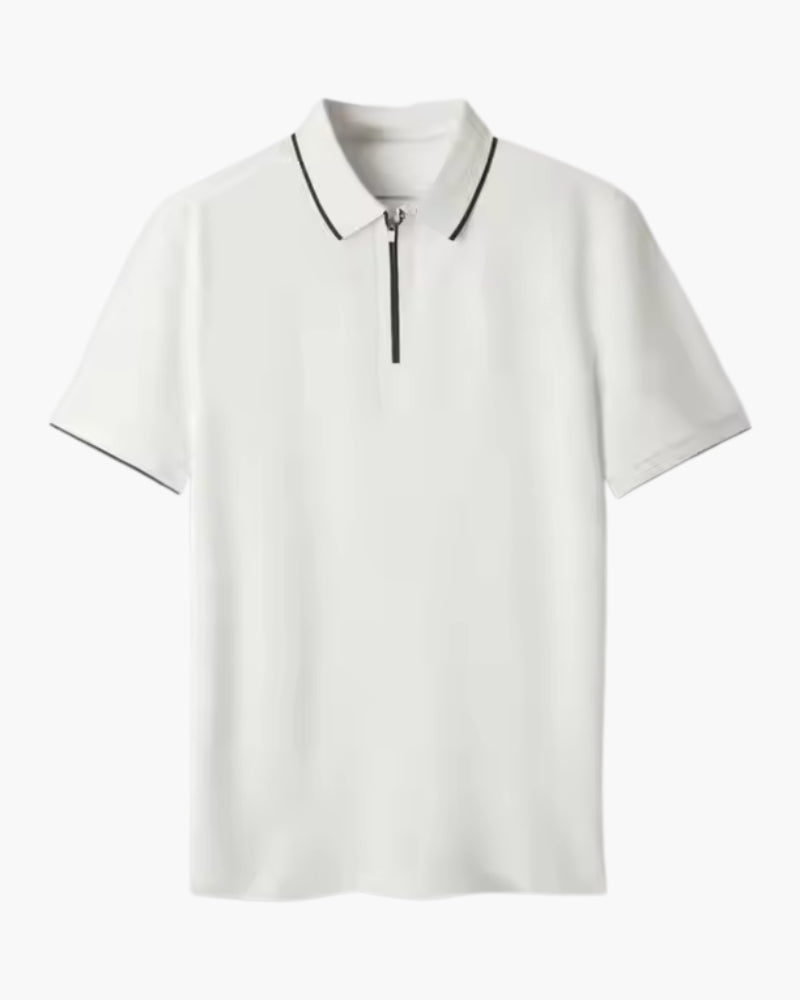 Polo con zip Ridgeway