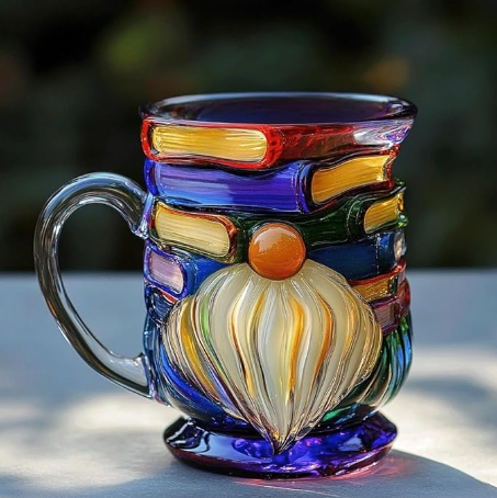 Tazza per nani: ideale per gli amanti dei libri 3D