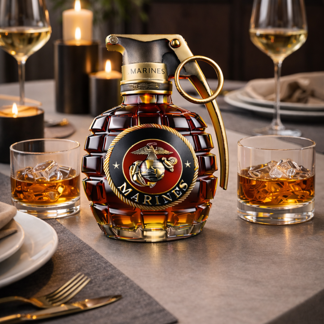Pomegranate Whisky Bottle - The Elegance of Pomegranate