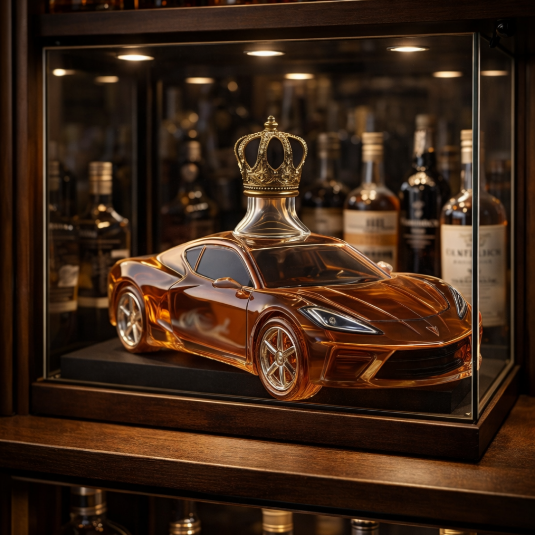 Corvette Edition Whiskey Bottle