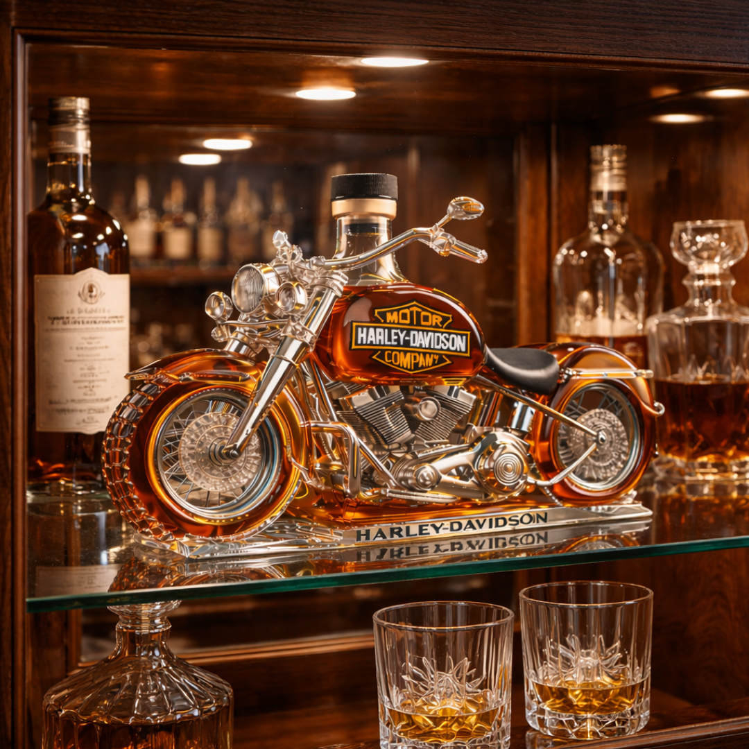 Harley Davidson Whisky Bottle - Collector's Edition