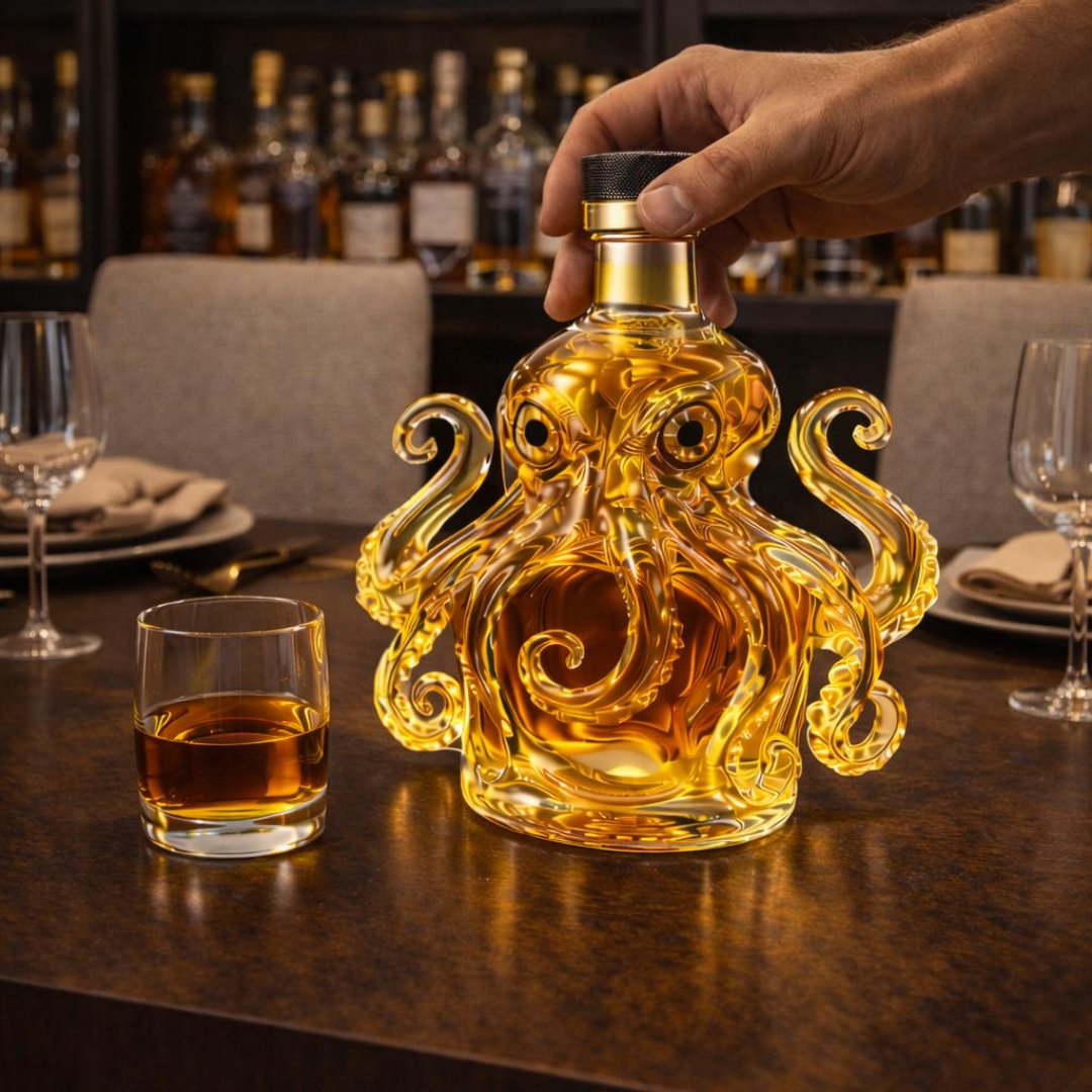 Bottiglia di Whisky Edizione Polpo