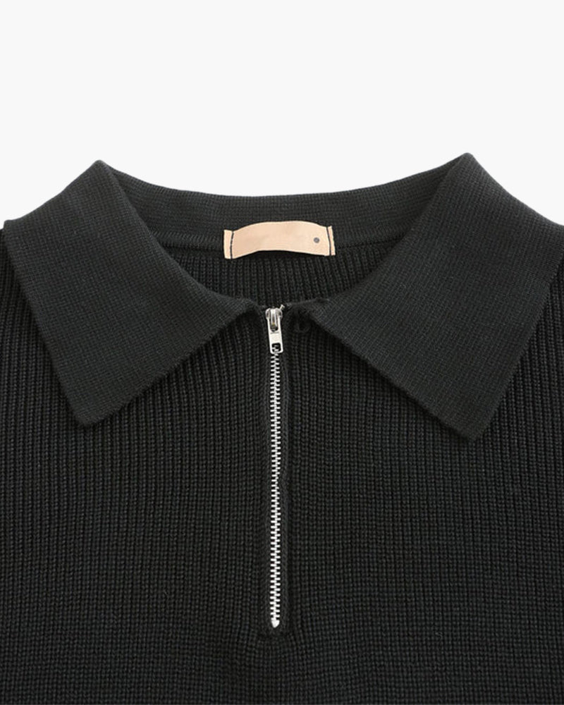 Maglione Cesare con mezza zip