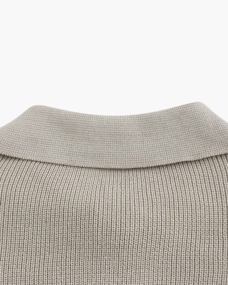 Maglione Cesare con mezza zip