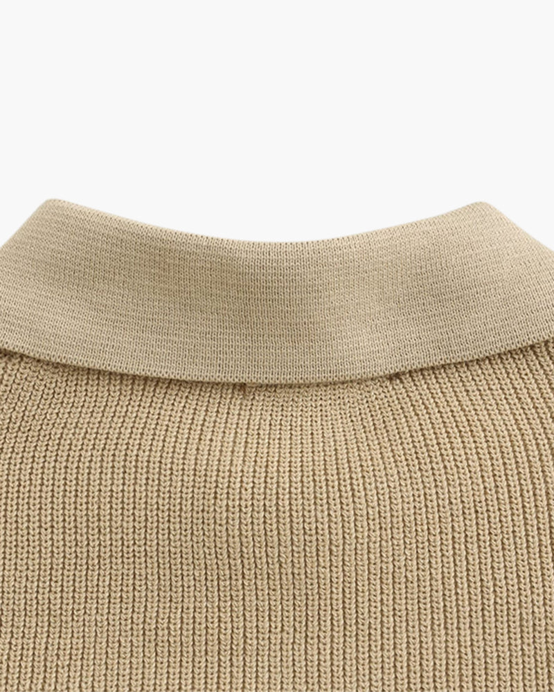 Maglione Cesare con mezza zip