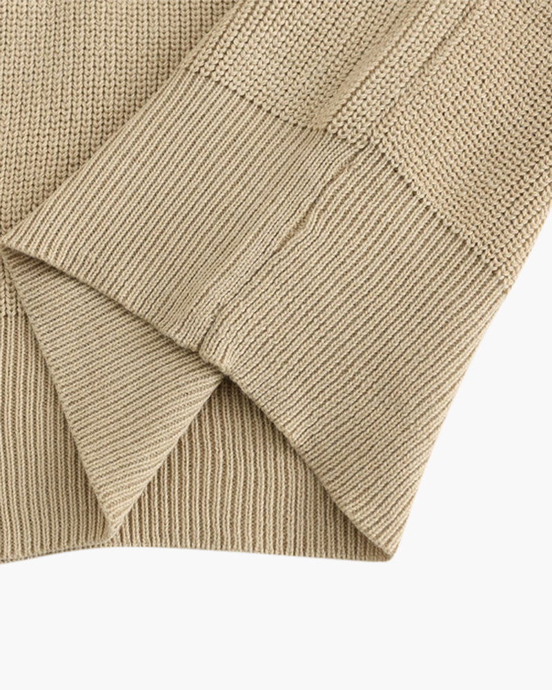 Maglione Cesare con mezza zip