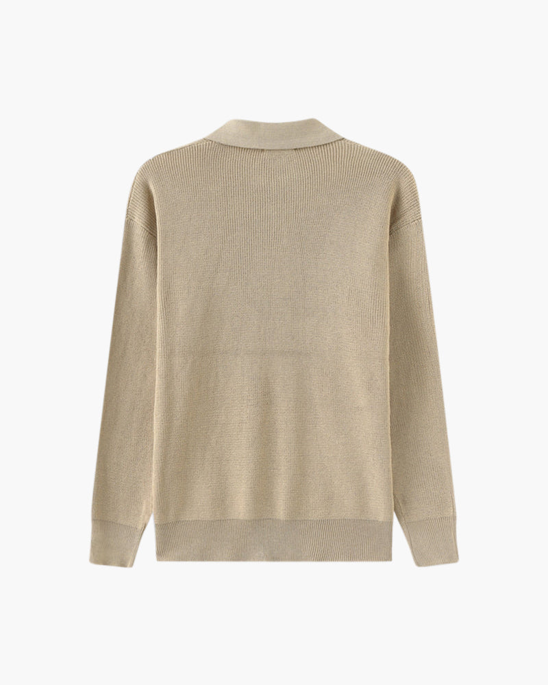 Maglione Cesare con mezza zip