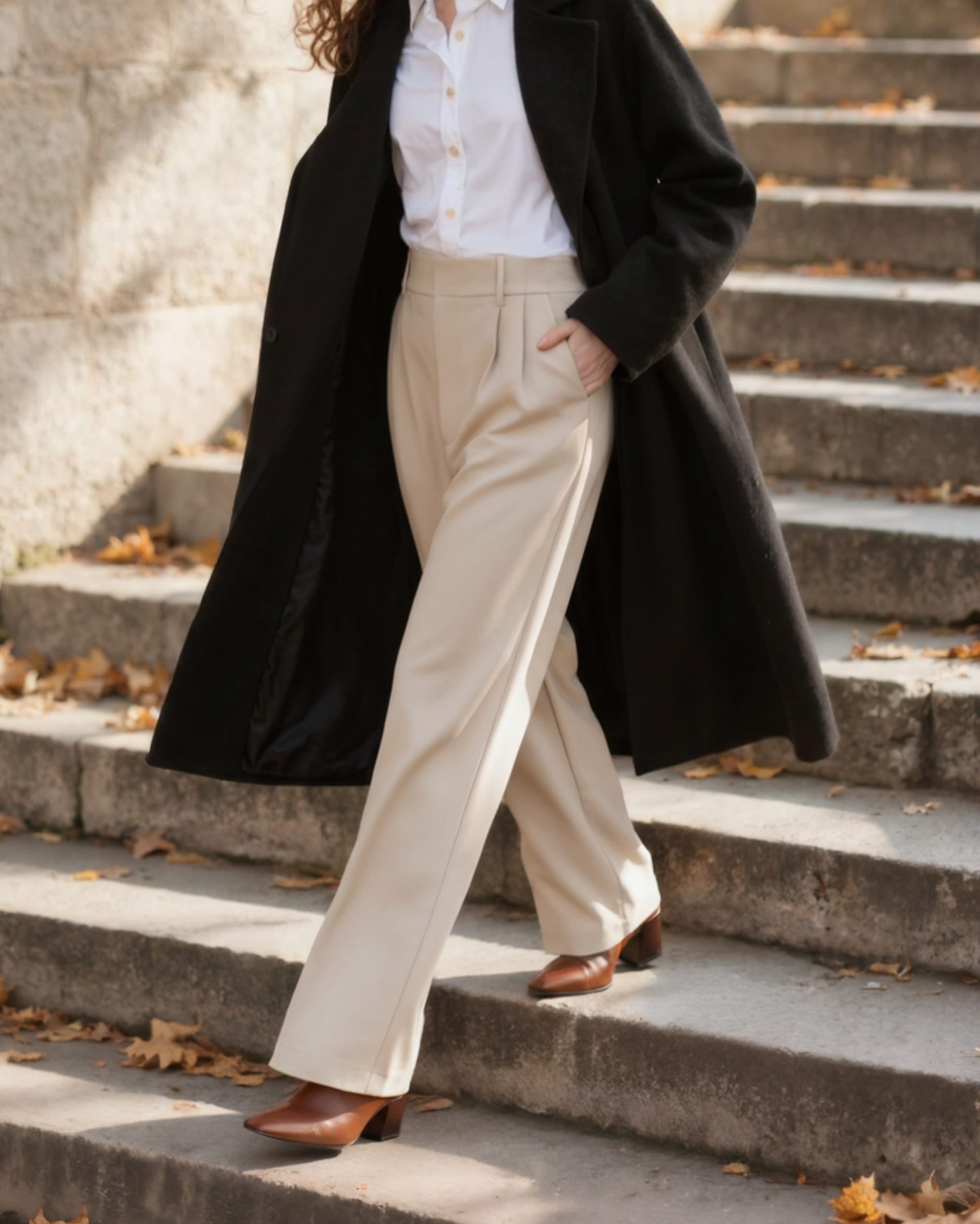 Pantaloni a gamba larga Serena