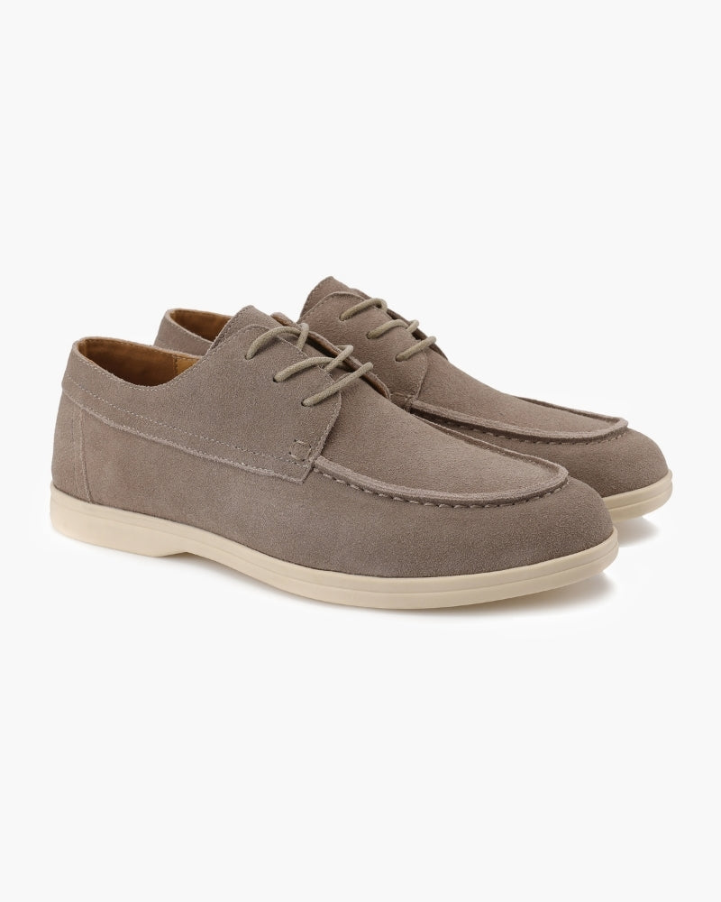 Scarpe stringate in pelle scamosciata premium
