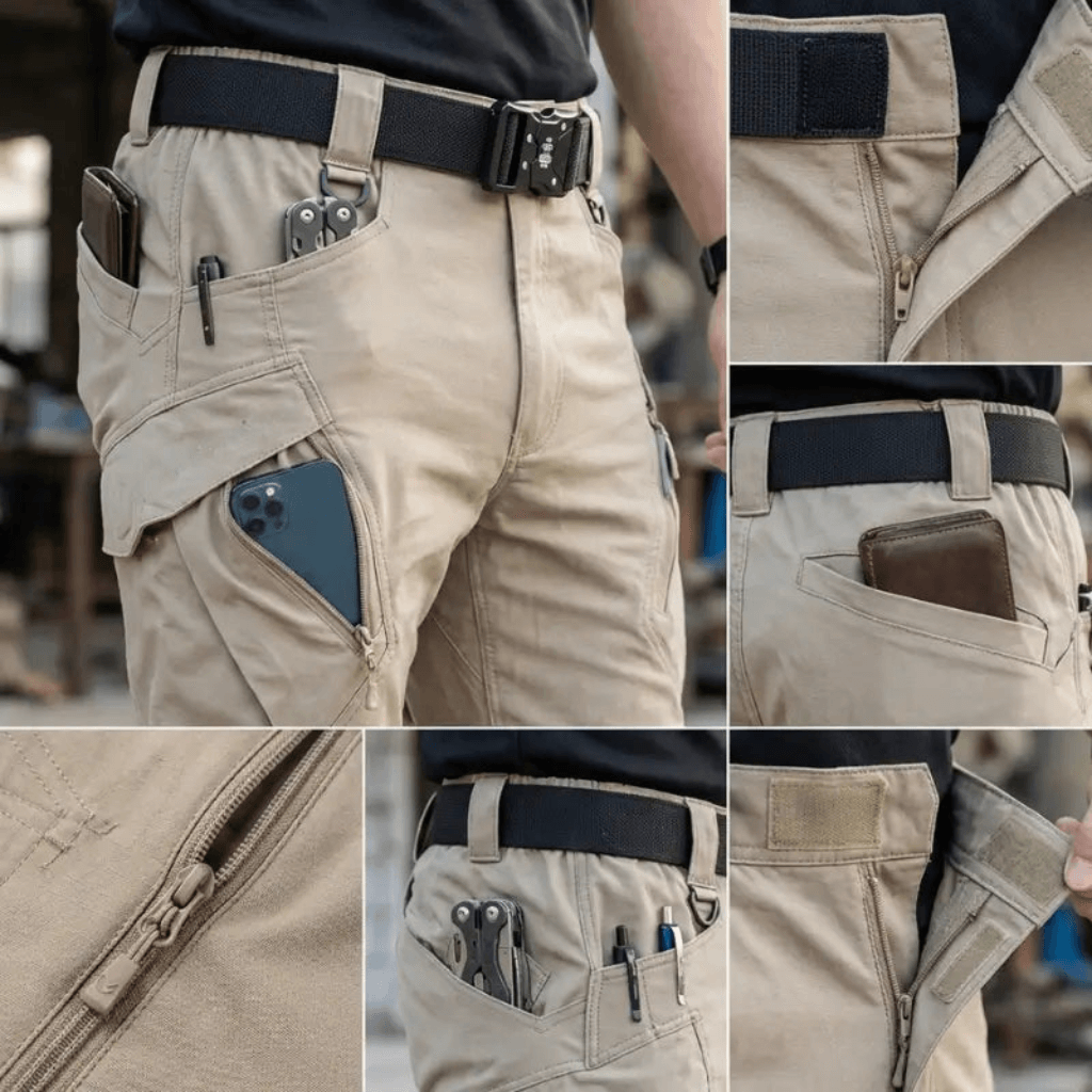Pantaloni Cargo Tattici Essenziali + Cintura Tattica Omaggio