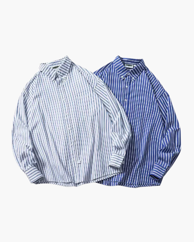 Camicia oversize a righe