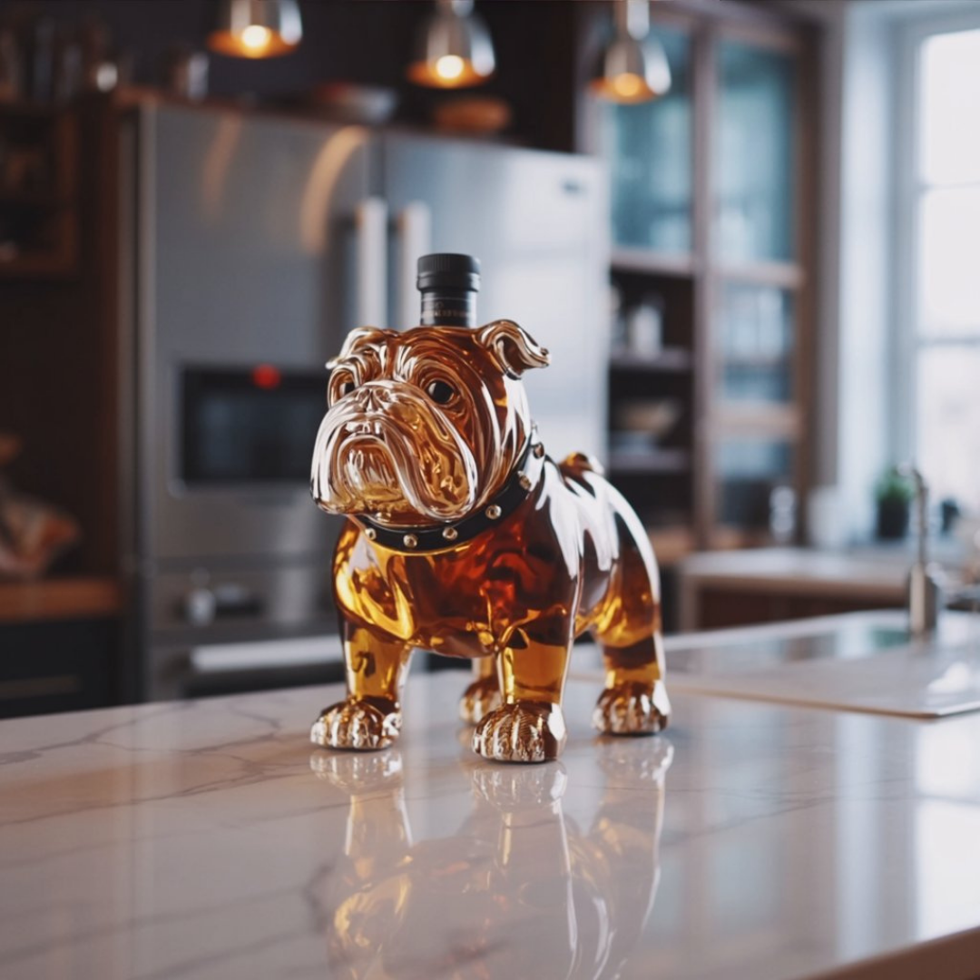 Bulldog Whiskey Bottle - Special Edition