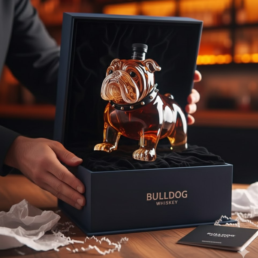 Bulldog Whiskey Bottle - Special Edition