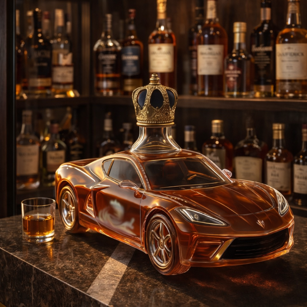 Corvette Edition Whiskey Bottle