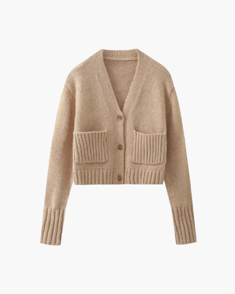 Cardigan in maglia accogliente con tasche