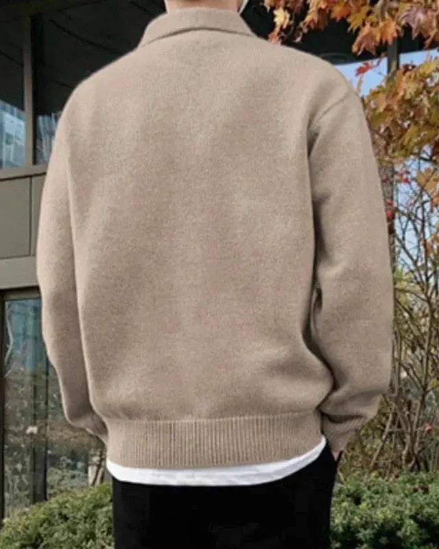 Mezza Zip Lana Bottoni