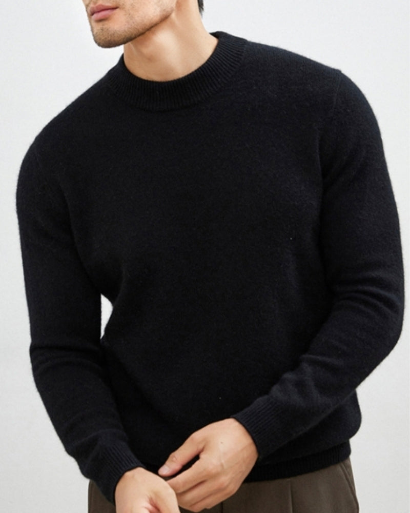 Maglione a collo alto in cashmere