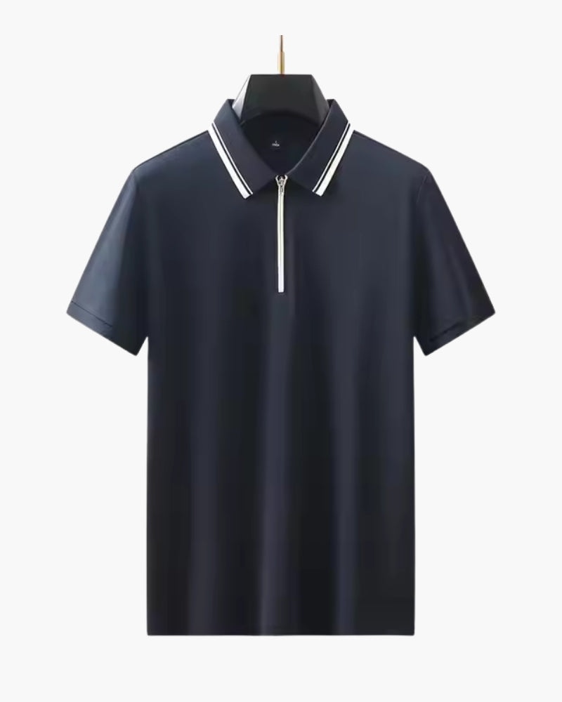 Polo con zip Ridgeway