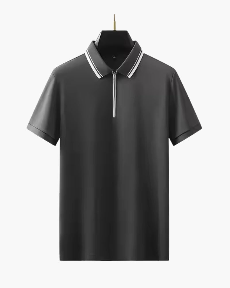 Polo con zip Ridgeway
