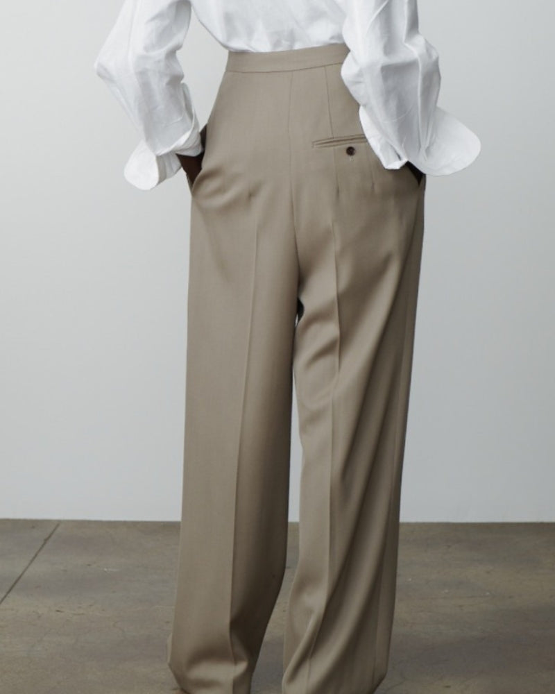 Pantalone Oversize di Lana