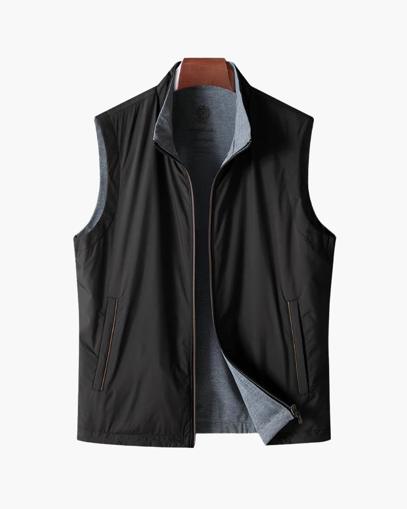 Gilet in pile dal taglio aderente