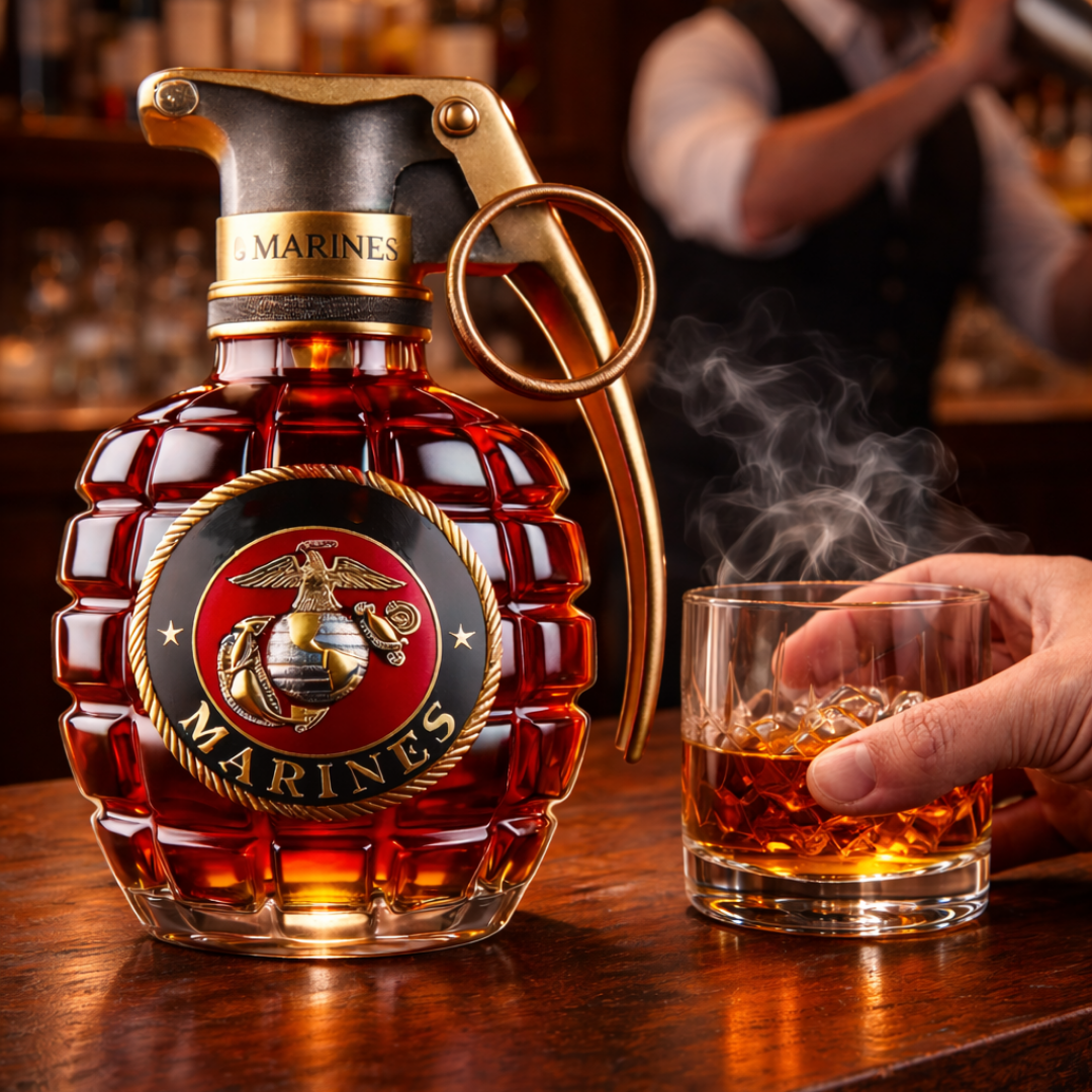 Pomegranate Whisky Bottle - The Elegance of Pomegranate
