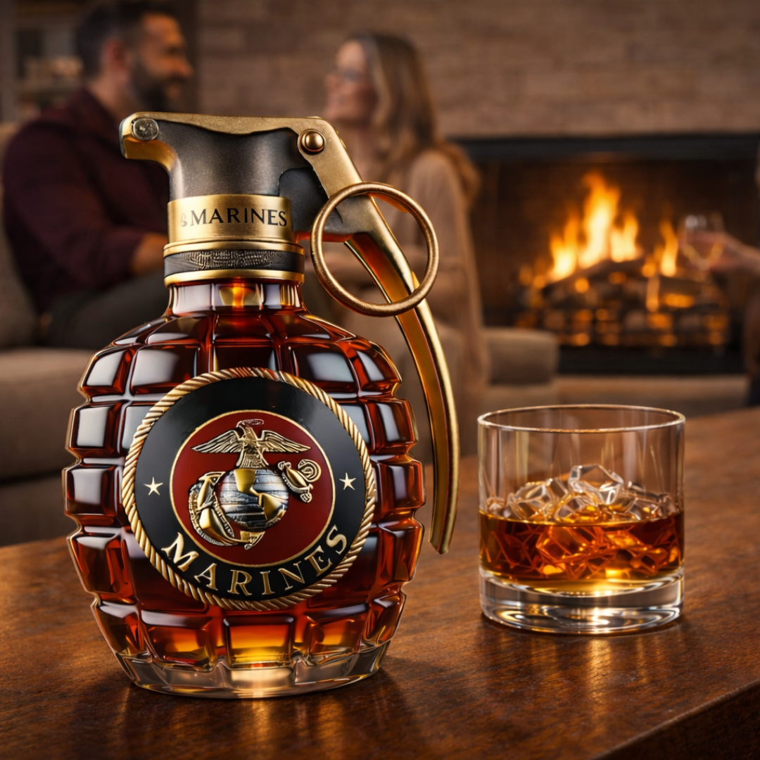 Pomegranate Whisky Bottle - The Elegance of Pomegranate