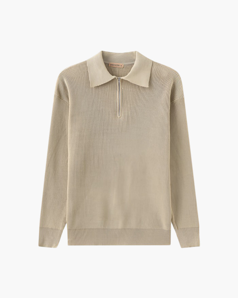 Maglione Cesare con mezza zip