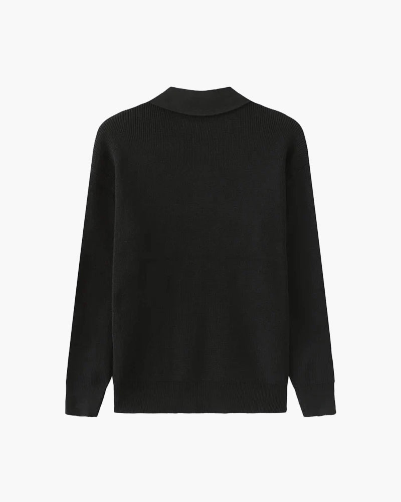 Maglione Cesare con mezza zip
