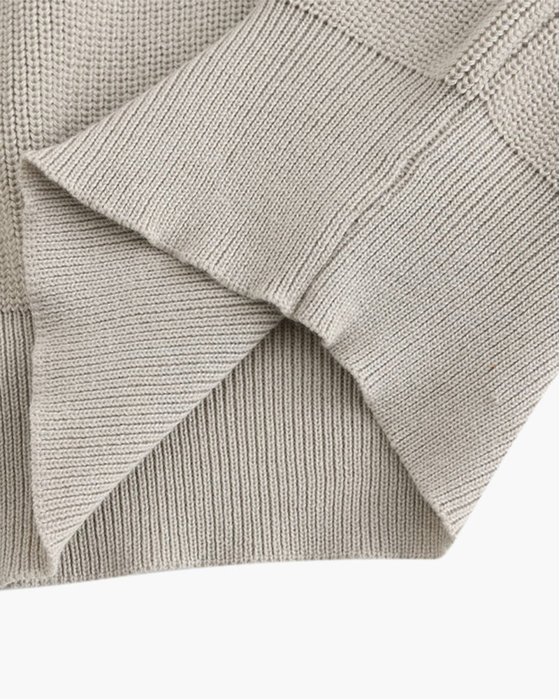 Maglione Cesare con mezza zip