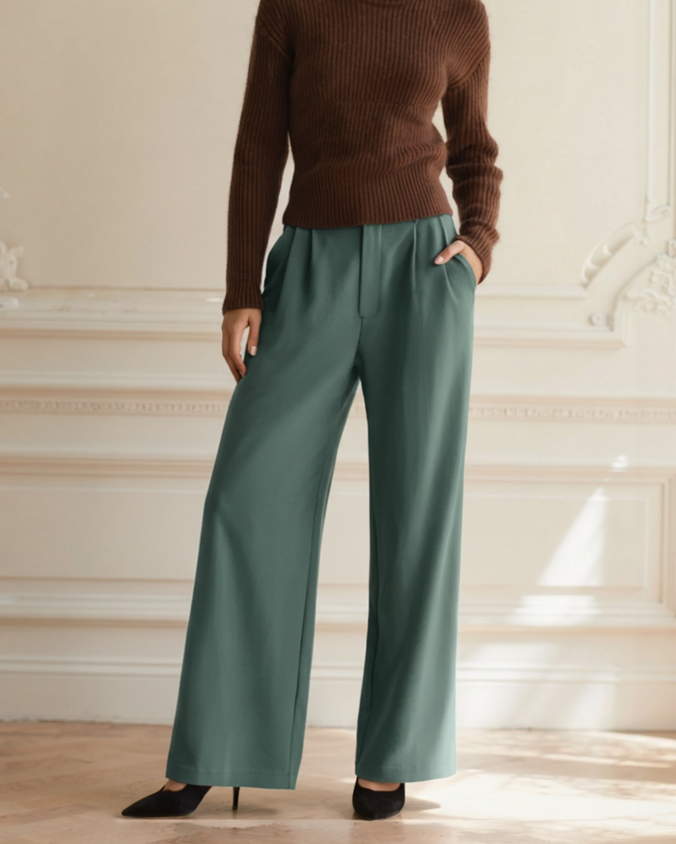 Pantaloni a gamba larga Serena